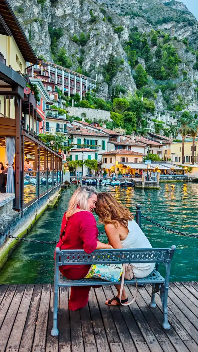 Clientes no Lago de Garda