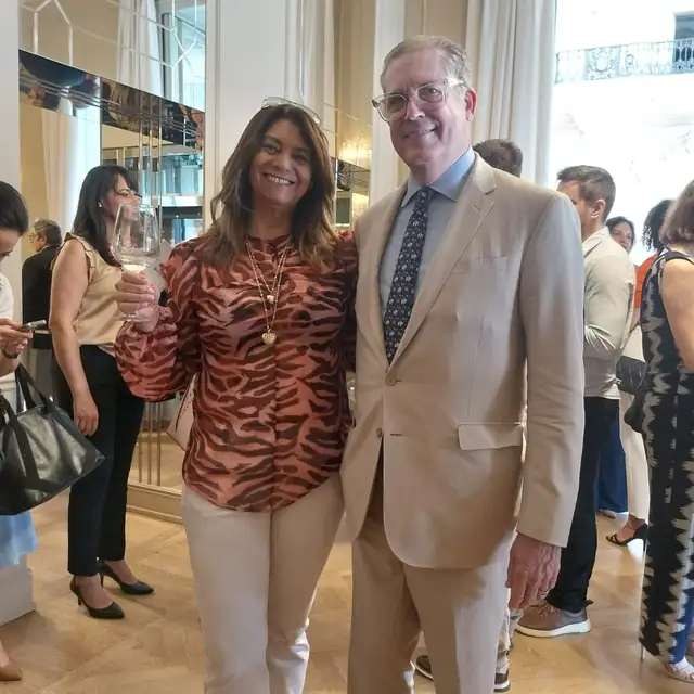 Luci Martins em evento em Milão